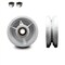 Service Caster SCC -4" Semi Steel Cast Iron V-Groove Wheel Only w/Ball Bearing -800 lbs Cpty SCC-VGB420 - alternate 1